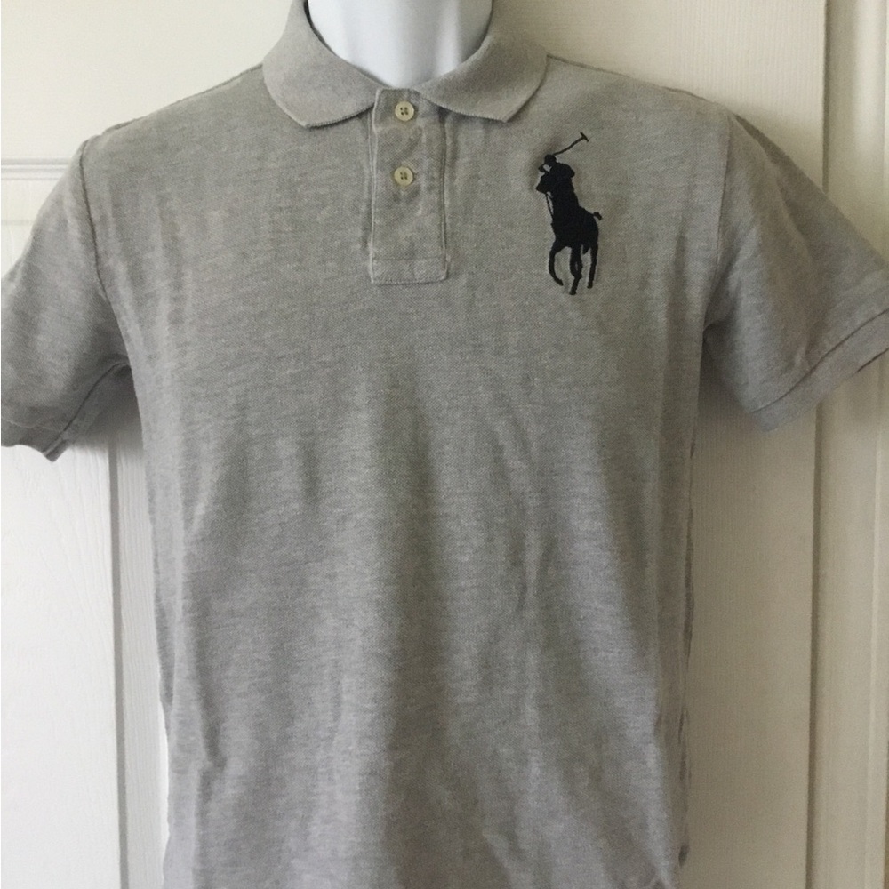 Polo by Ralph Lauren Boys Heather Gray Shirt